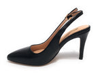 Scarpe donna Gold&gold decollete tallone aperto tc 90 nero GP23-383 DS23GG15