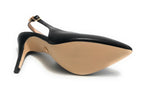 Scarpe donna Gold&gold decollete tallone aperto tc 90 nero GP23-383 DS23GG15