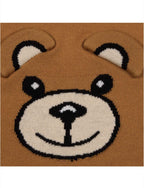Sciarpa donna Moschino teddy bear in lana marrone C23MO15 30637