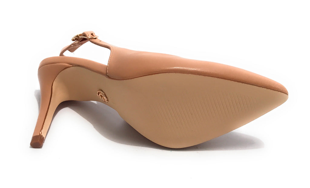 Scarpe donna Gold&gold decollete tallone aperto tc 90 rosa nude GP23-383 DS23GG16