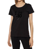 T shirt Liu Jo Sport nero donna E22LJ34 TF1249