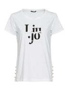T shirt Liu Jo Sport bianco donna E22LJ33 TF1249