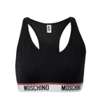 Top donna Moschino nero logo E24MO22 V6A0881 4402