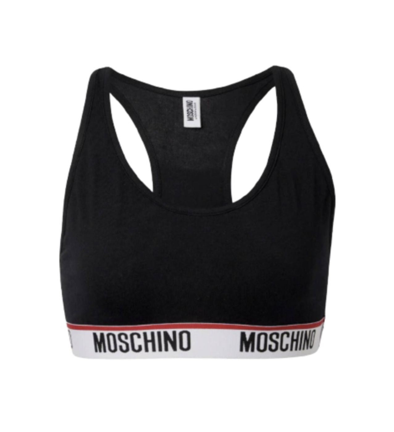 Top donna Moschino nero logo E24MO22 V6A0881 4402