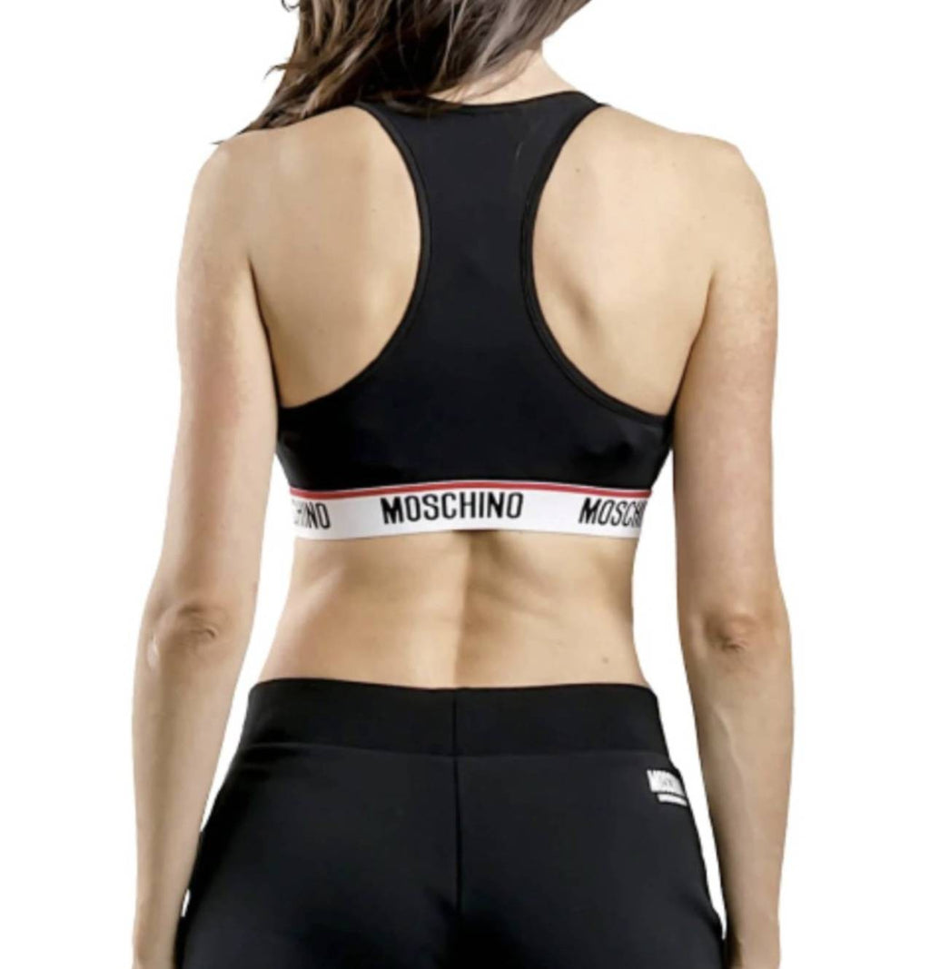 Top donna Moschino nero logo E24MO22 V6A0881 4402
