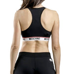 Top donna Moschino nero logo E24MO22 V6A0881 4402