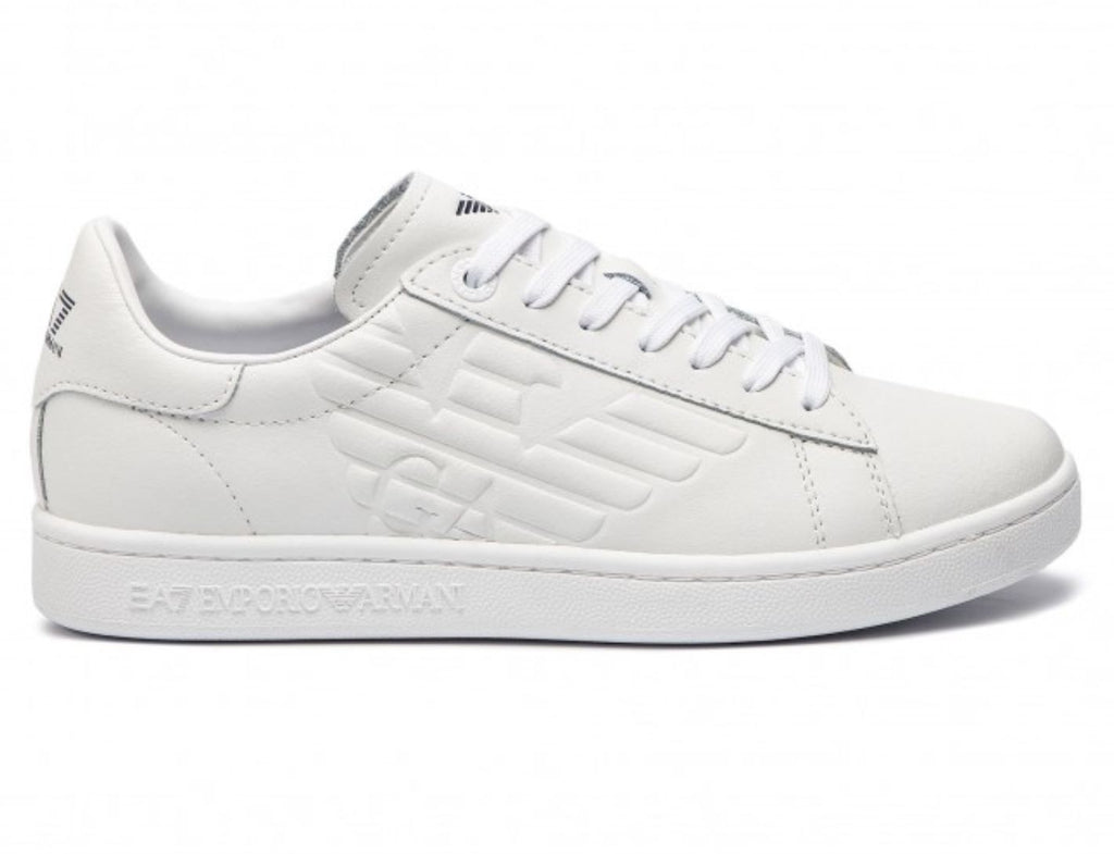 Sneaker EA7 Emporio Armani action leather white US24EA13 X8X001