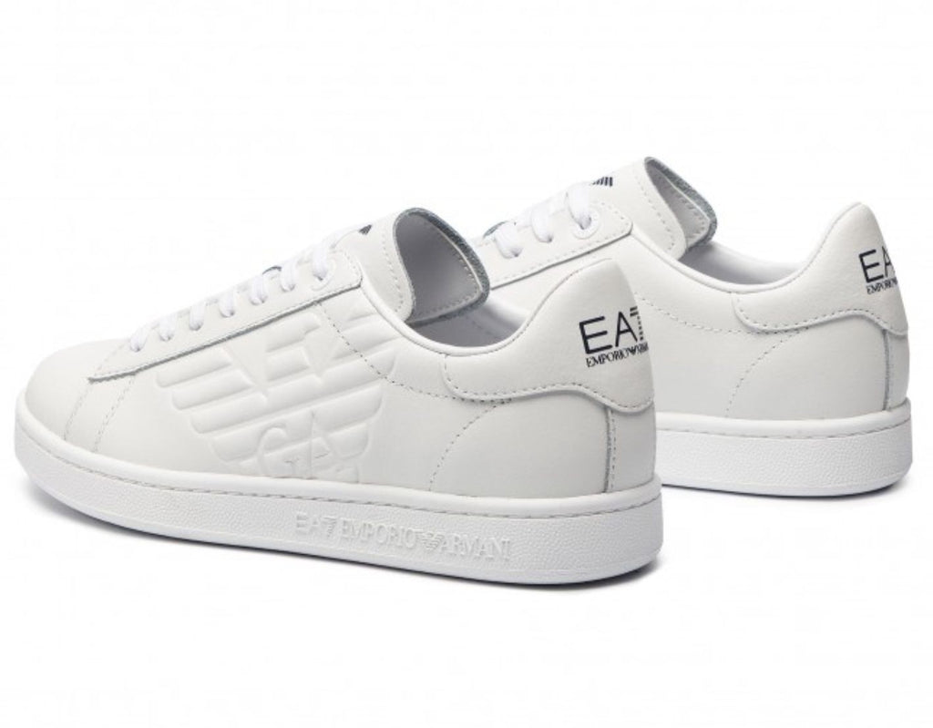 Sneaker EA7 Emporio Armani action leather white US24EA13 X8X001