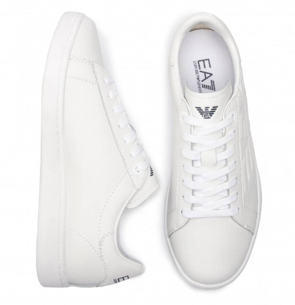 Sneaker EA7 Emporio Armani action leather white US24EA13 X8X001