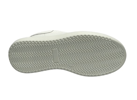Scarpe donna sneaker Gold&gold ecopelle bianco con strass grigio DS24GG04 GB811