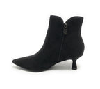 Scarpe donna Gold&gold stivaletto tc 50 ecopelle scamosciata nero D25GG15 GD129