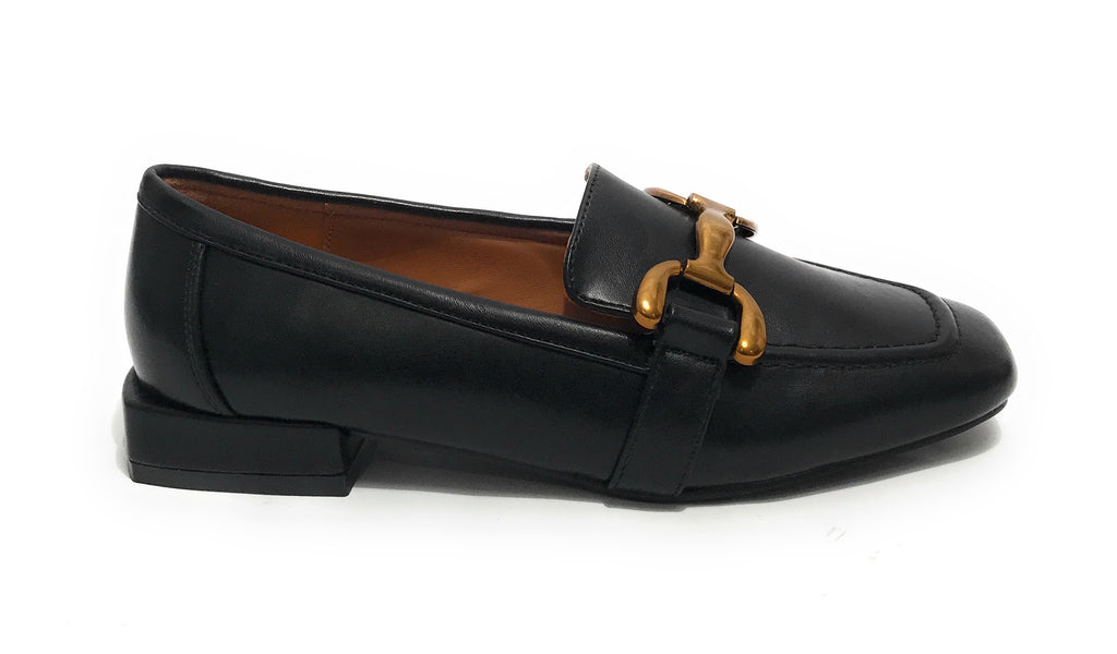 Scarpe donna mocassino Gold&gold Nero D25GG22 GV01