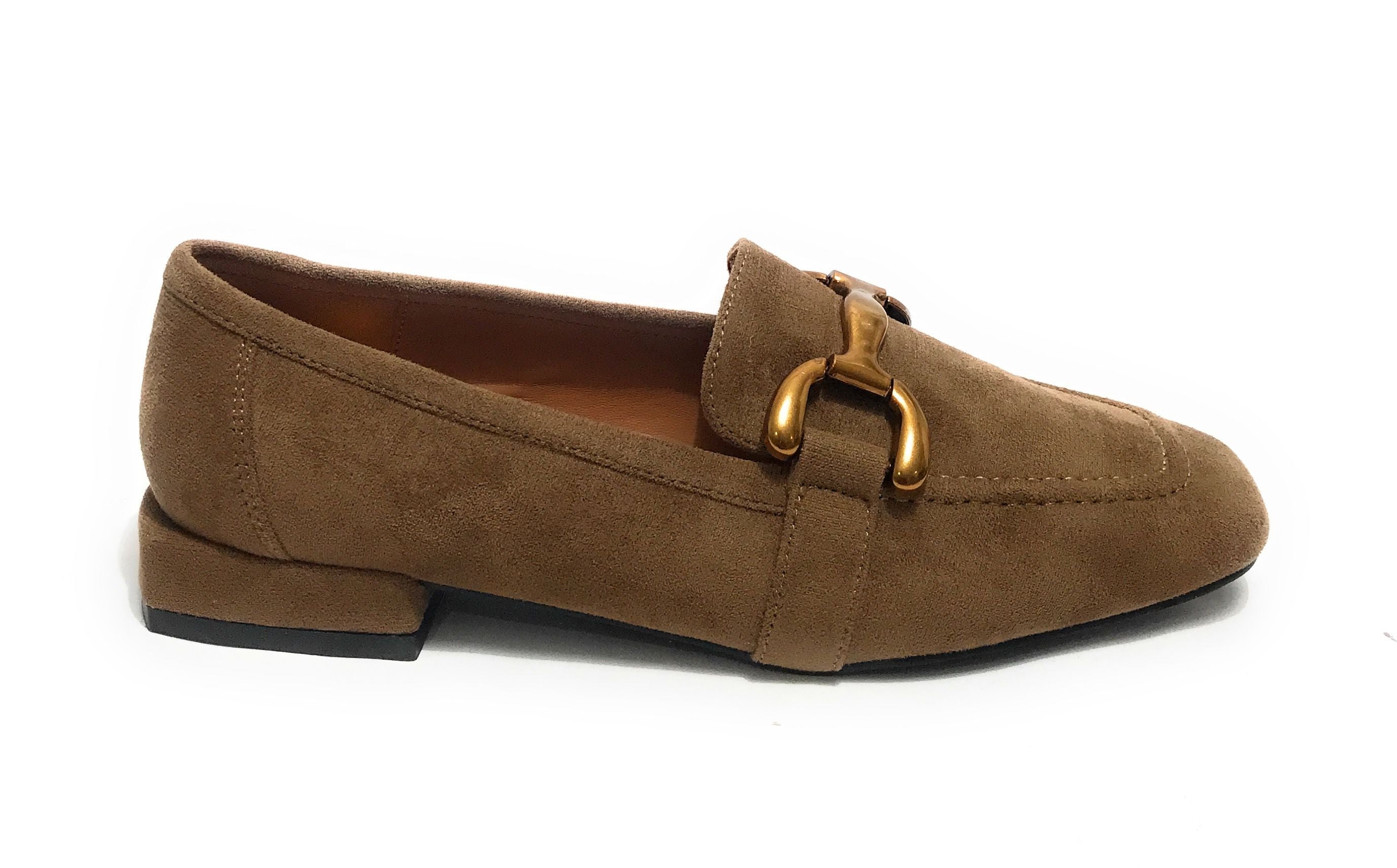 Scarpe donna mocassino Gold&gold taupe D25GG23 GV01
