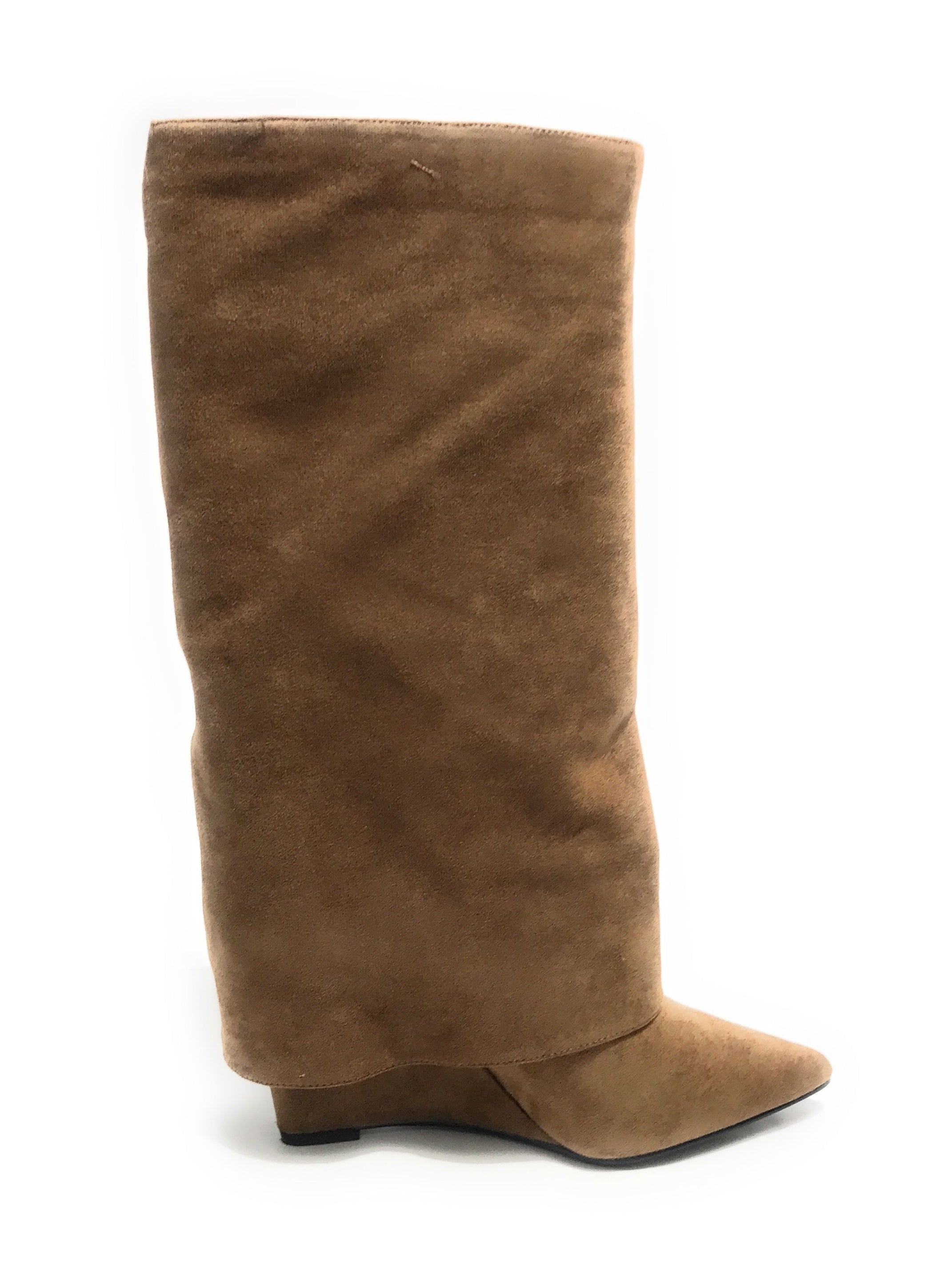 Scarpe donna Gold&gold stivale gonna ecosuede taupe D25GG24 GV16