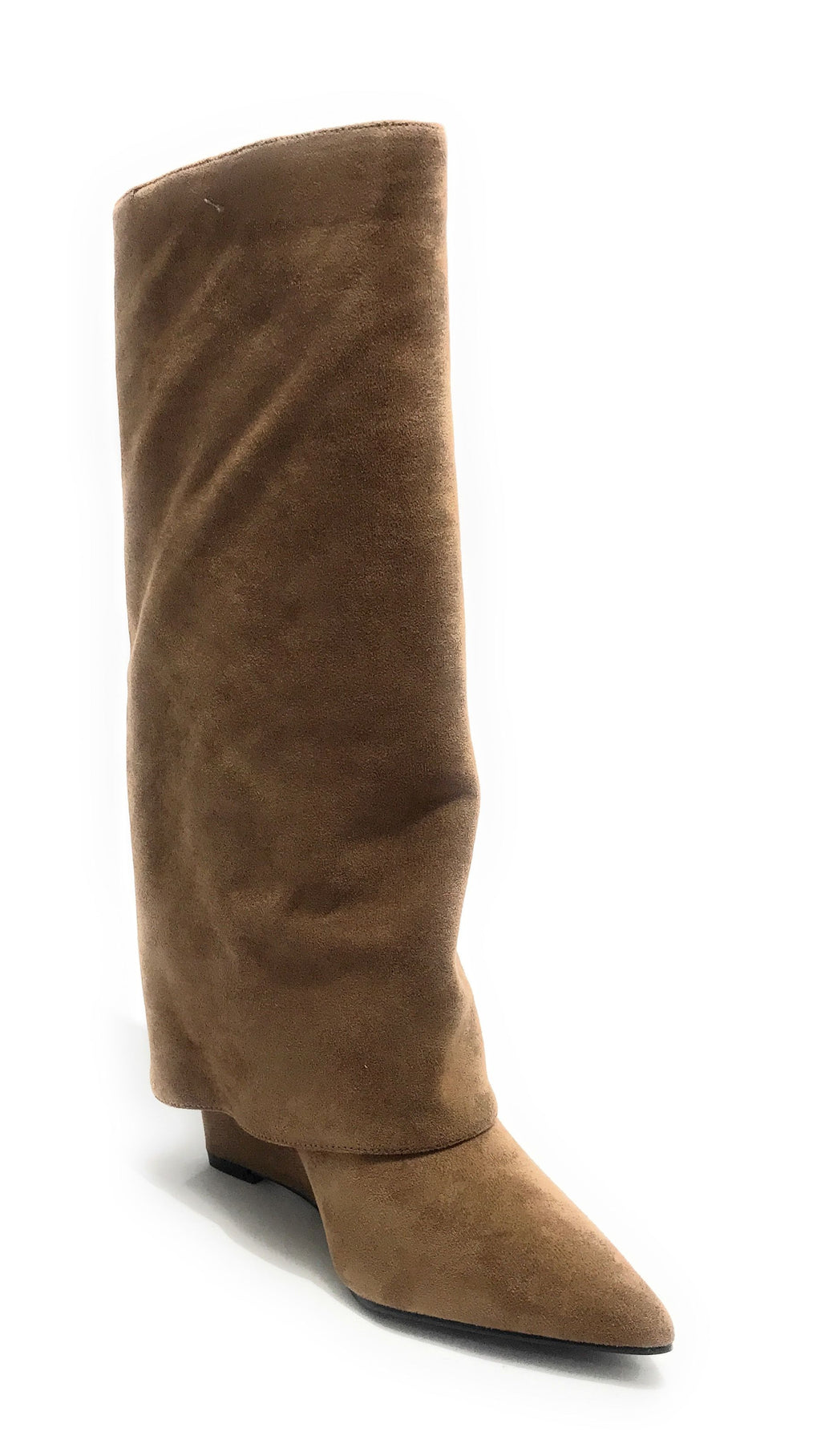 Scarpe donna Gold&gold stivale gonna ecosuede taupe D25GG24 GV16