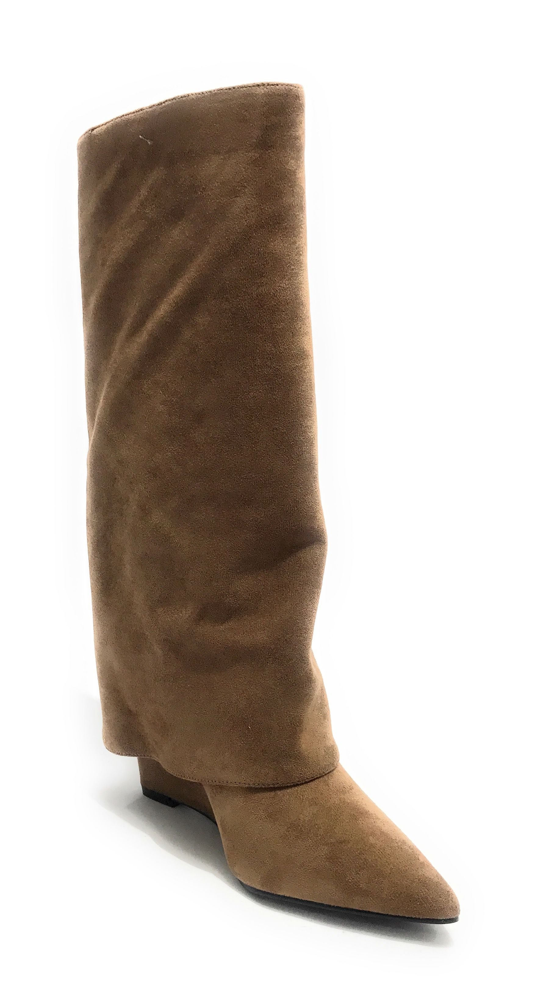 Scarpe donna Gold&gold stivale gonna ecosuede taupe D25GG24 GV16