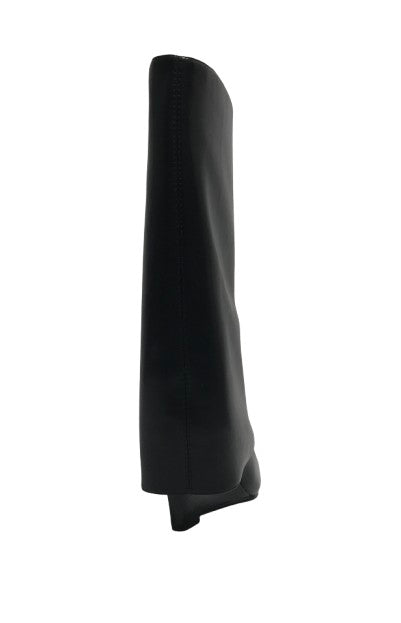 Scarpe donna Gold&gold stivale con gonna in ecopelle nero D25GG25 GV16