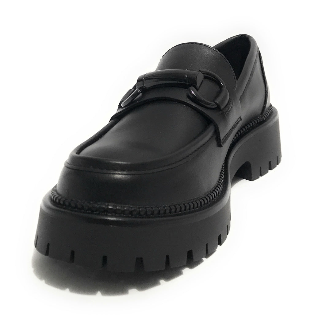 Scarpe donna mocassino Gold&gold ecopelle nero D25GG29 GR459