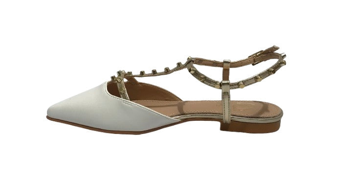 Scarpe donna sandalo Gold&gold ecopelle bianco DS25GG03 GD245