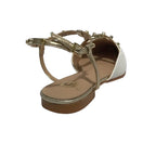 Scarpe donna sandalo Gold&gold ecopelle bianco DS25GG03 GD245