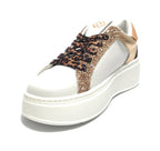 Sneaker donna Gold&gold bianco/ leopard DS25GG12 GB948
