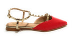 Scarpe donna sandalo Gold&gold ecopelle rosso DS25GG21 GD245