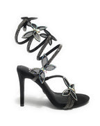 Scarpe donna Gold&gold sandalo con tacco tc 9,5 nero DS25GG25 GH50