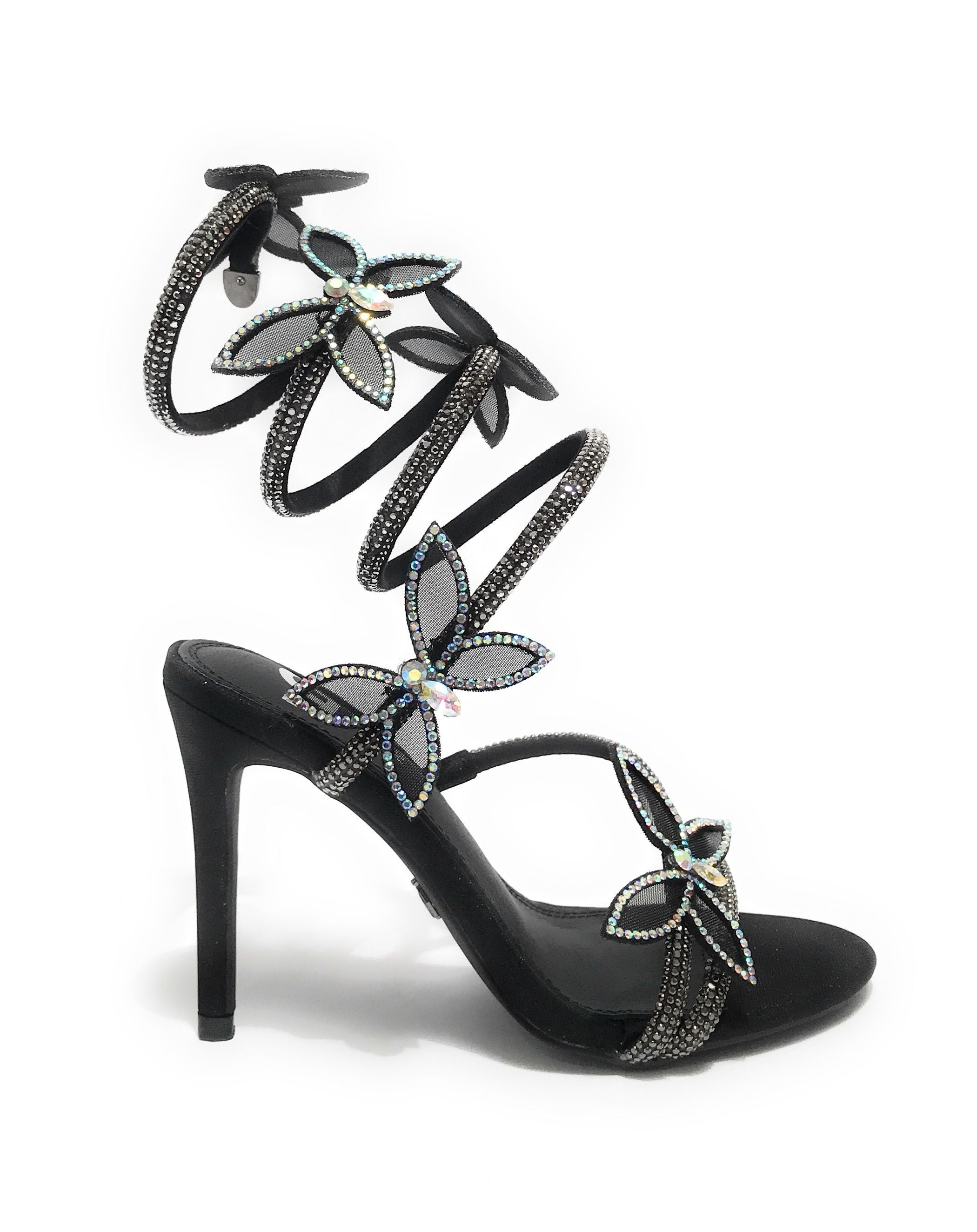 Scarpe donna Gold&gold sandalo con tacco tc 9,5 nero DS25GG25 GH50
