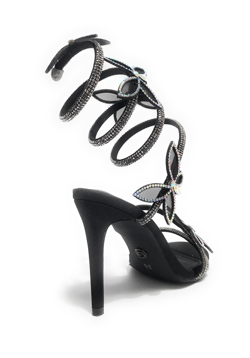 Scarpe donna Gold&gold sandalo con tacco tc 9,5 nero DS25GG25 GH50
