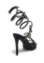 Scarpe donna Gold&gold sandalo con tacco tc 9,5 nero DS25GG25 GH50