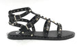 Scarpe donna sandalo Gold&gold ecopelle nero DS25GG35 GH57