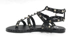 Scarpe donna sandalo Gold&gold ecopelle nero DS25GG35 GH57