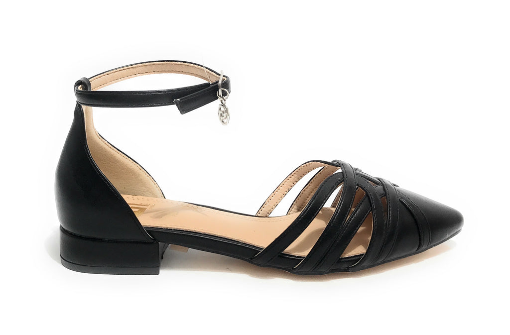 Scarpe donna sandalo Gold&gold ecopelle nero DS25GG40 GP776