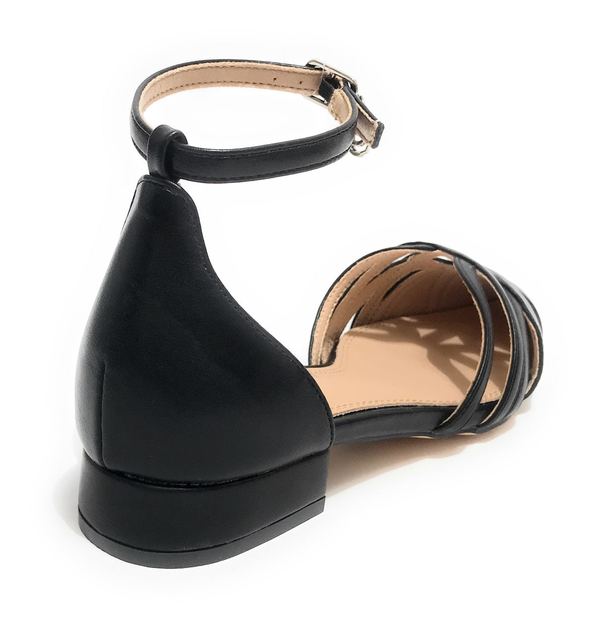 Scarpe donna sandalo Gold&gold ecopelle nero DS25GG40 GP776