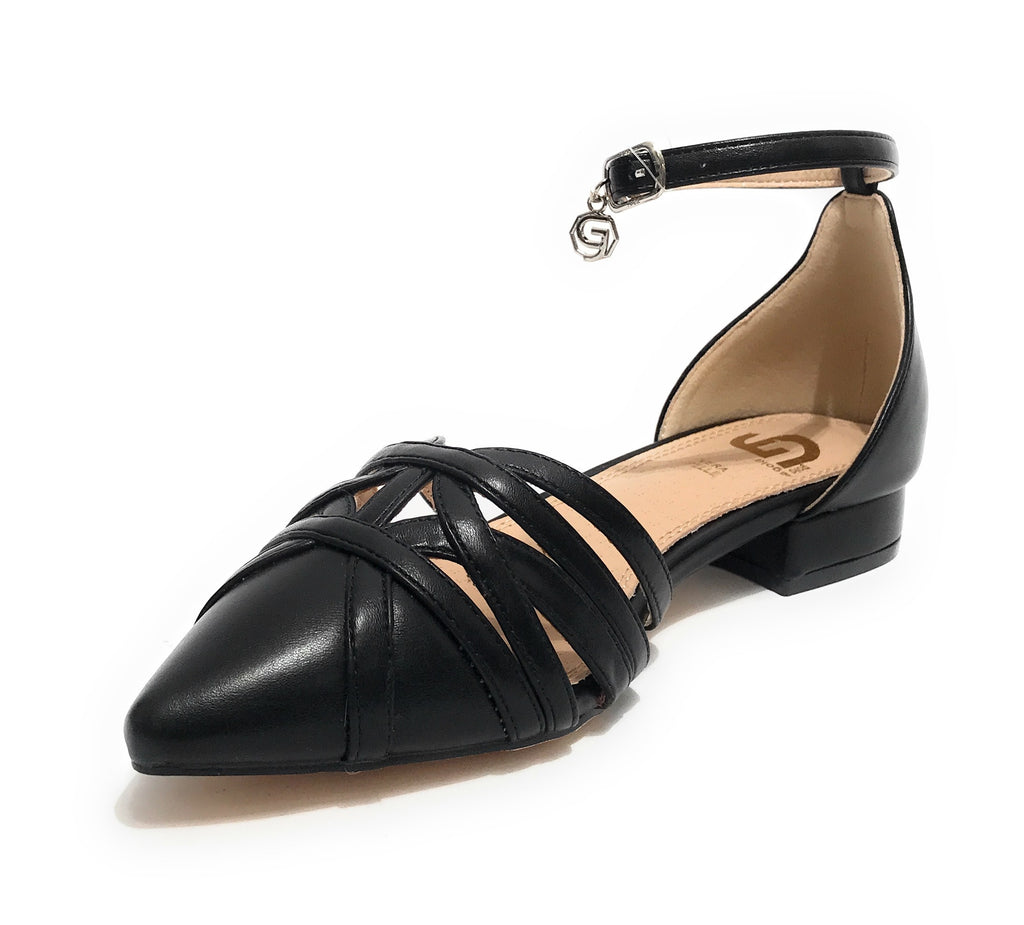 Scarpe donna sandalo Gold&gold ecopelle nero DS25GG40 GP776
