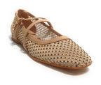 Scarpe donna Gold&gold ballerina a rete beige DS25GG37 GD193