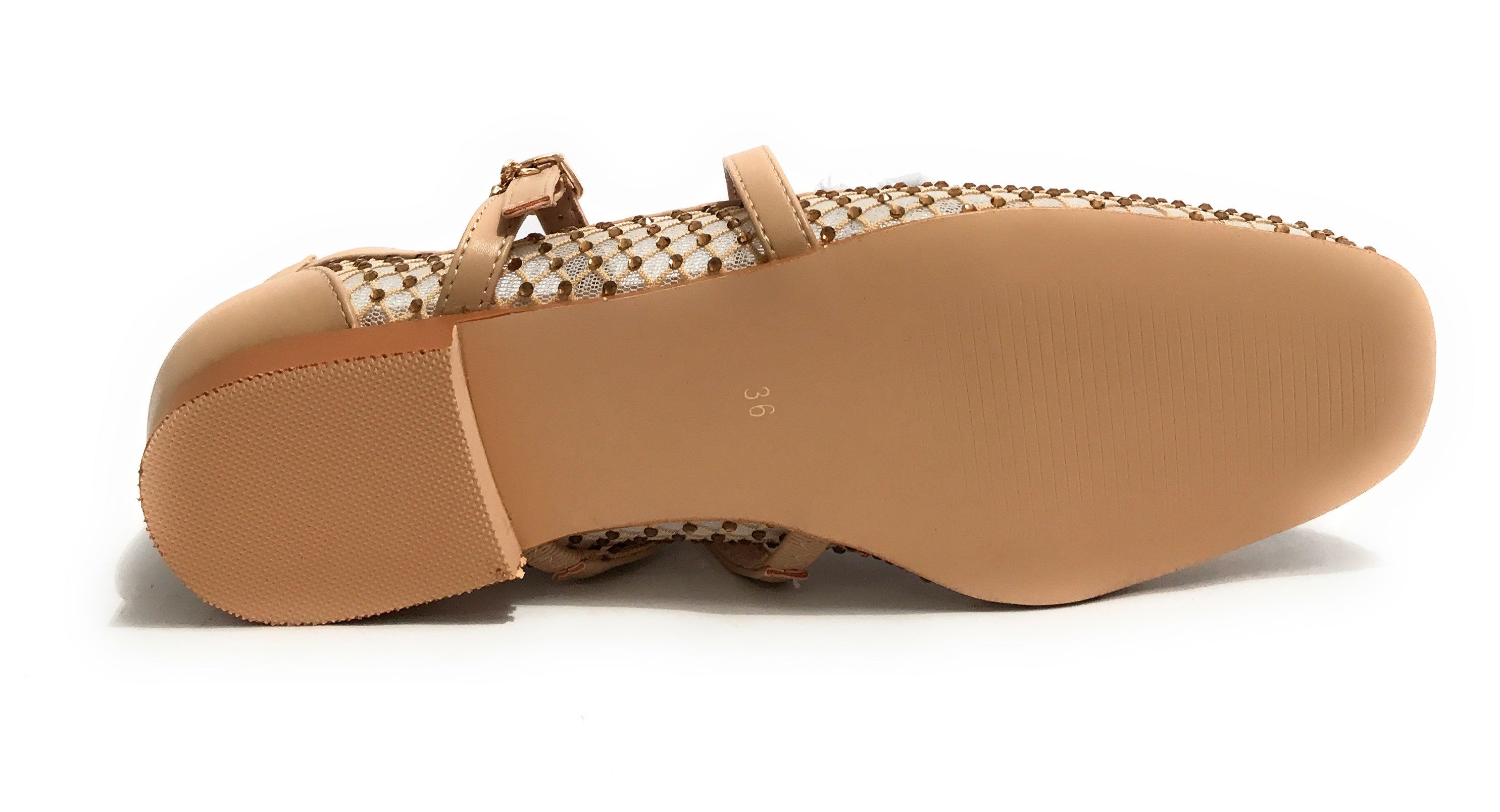 Scarpe donna Gold&gold ballerina a rete beige DS25GG37 GD193