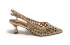 Scarpe donna sandalo Gold&gold oro DS25GG48 GD246