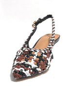 Scarpe donna sandalo Gold&gold marrone/bianco/nero DS25GG49 GD246