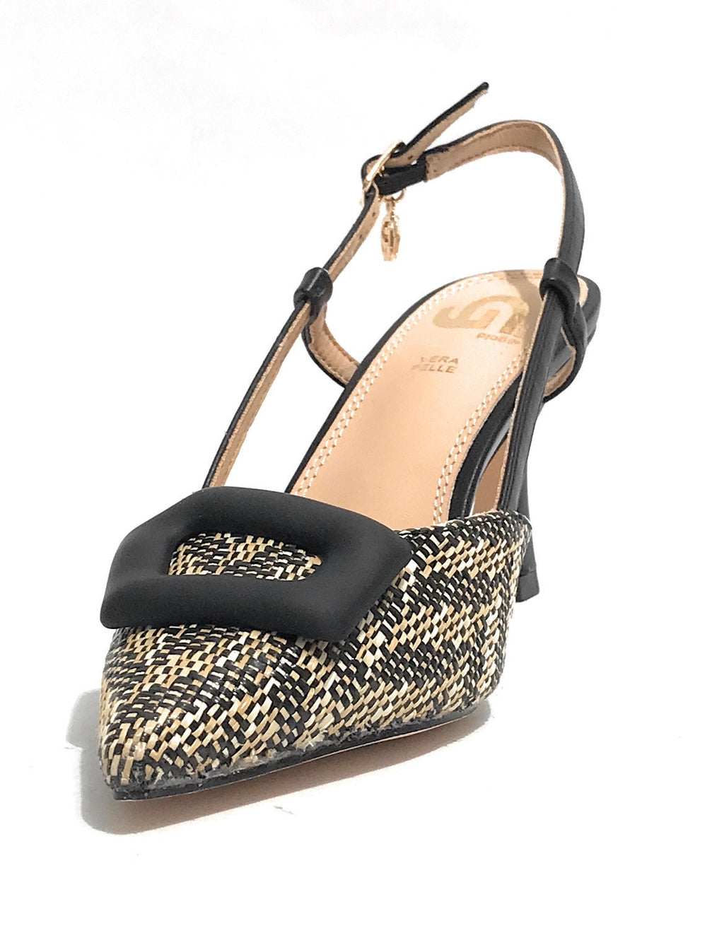 Scarpe donna sandalo Gold&gold nero DS25GG51 GP777
