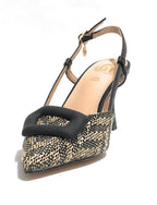 Scarpe donna sandalo Gold&gold nero DS25GG51 GP777