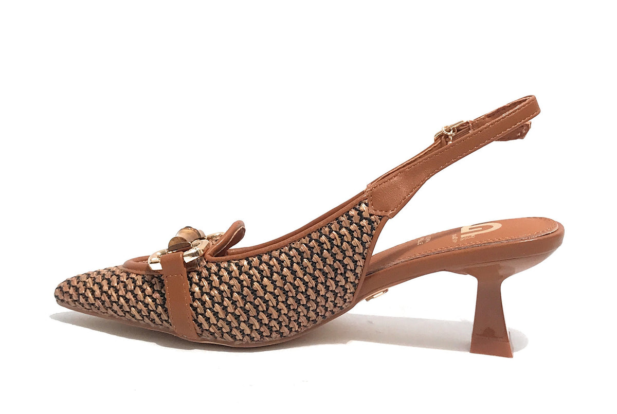 Scarpe donna Gold&gold decollete tc 50 marrone DS25GG54 GP732
