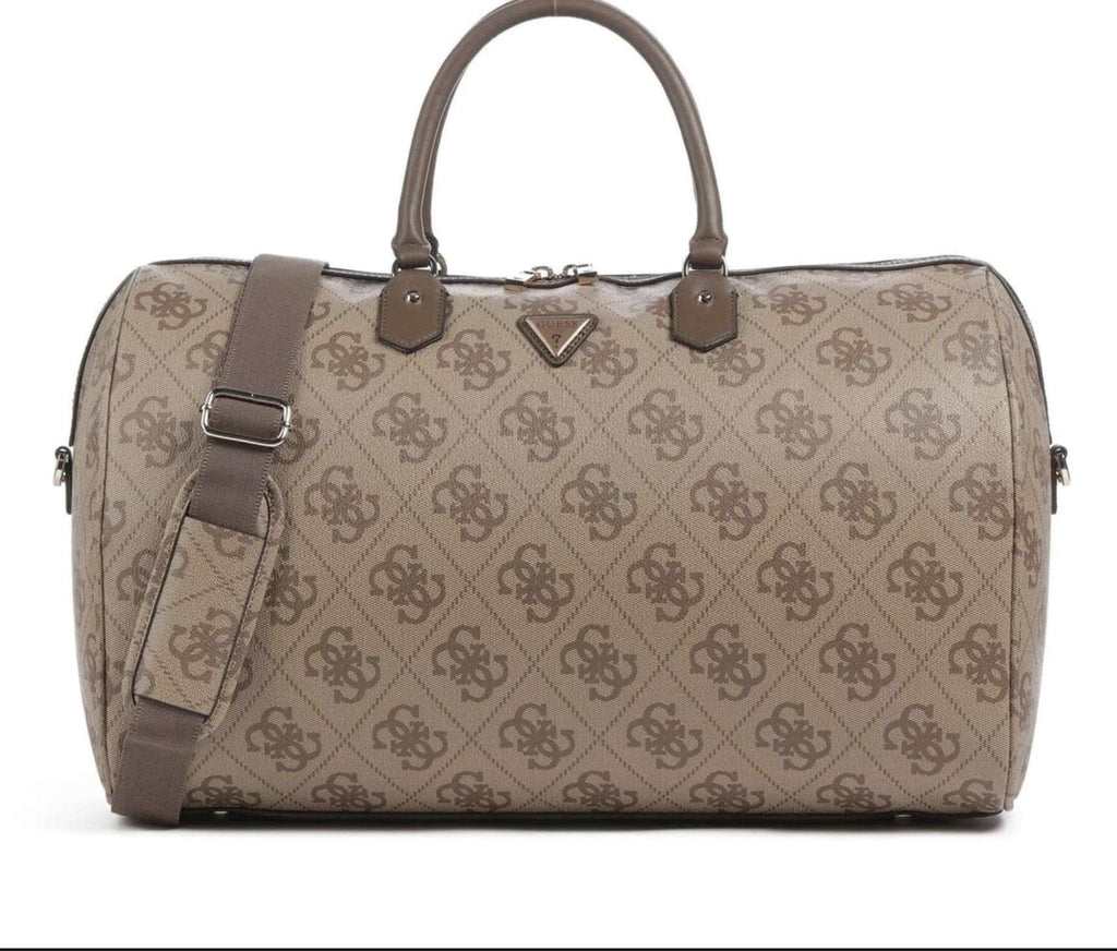 Borsa  Guess Berta travel duffel bag latte logo B26GU86 OB8688416
