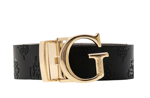 Cinta donna Guess James adjustable/reversible black/rose 4G logo CS26GU21 BW7861P3430