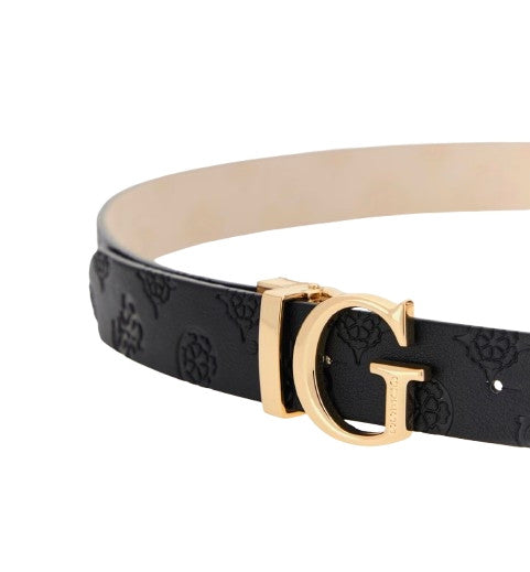 Cinta donna Guess James adjustable/reversible black/rose 4G logo CS26GU21 BW7861P3430