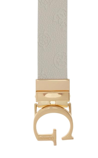 Cinta donna Guess James adjustable/reversible dark taupe 4G logo CS26GU20 BW7861P3430