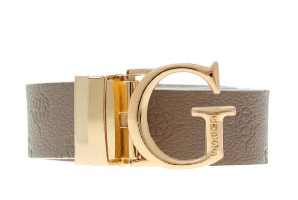 Cinta donna Guess James adjustable/reversible dark taupe 4G logo CS26GU20 BW7861P3430