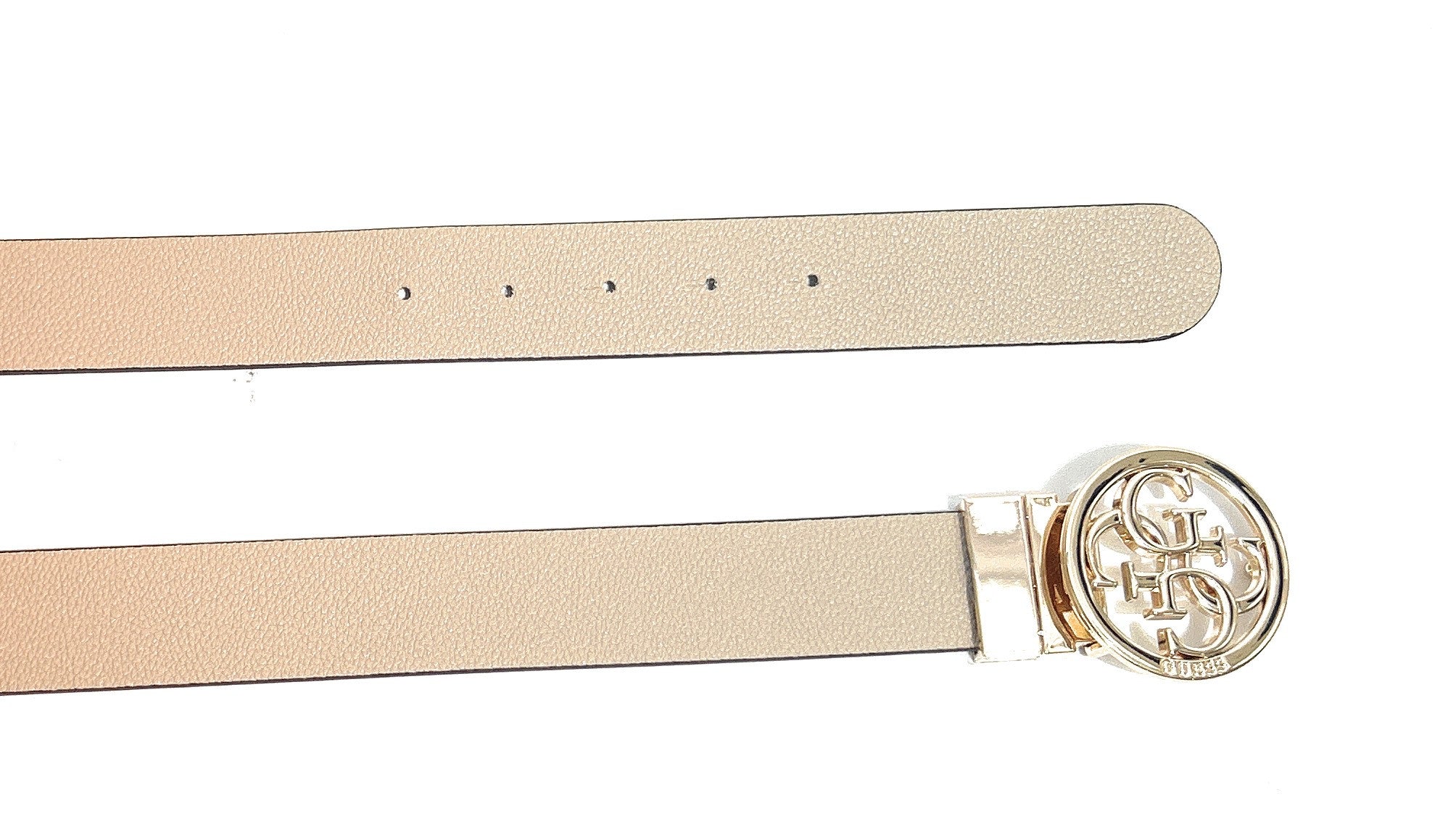 Cinta donna Guess Nolana 4g reversible latte logo CS26GU19 BW9166P4235