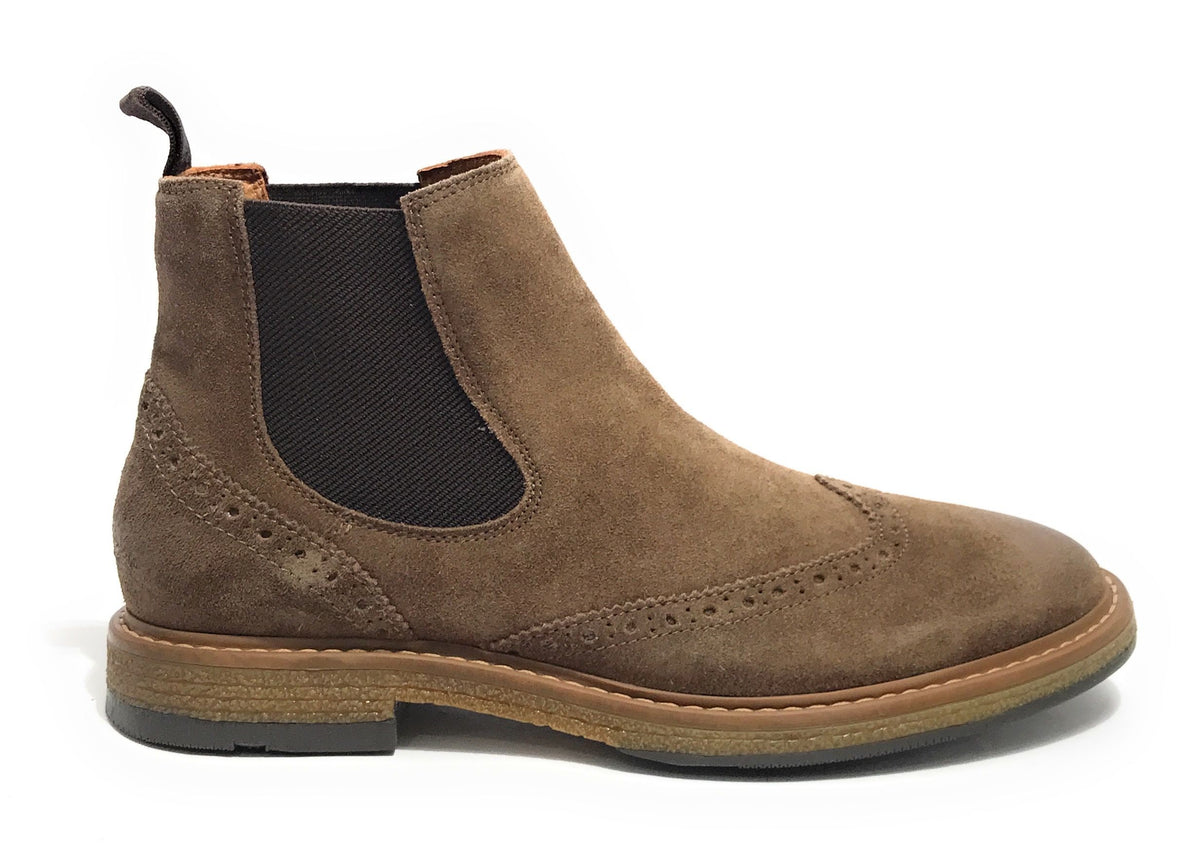 Stivaletto beatles uomo Elite in pelle scamosciata taupe U24EL12 1008