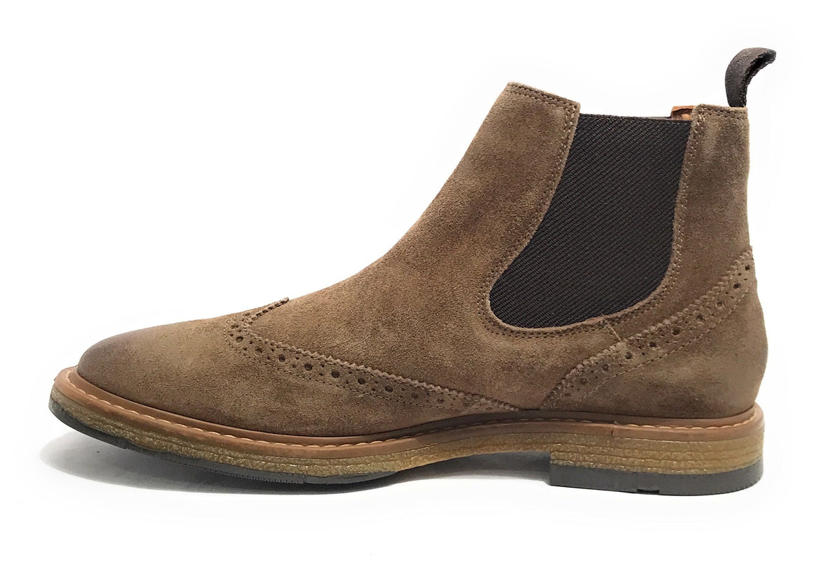 Stivaletto beatles uomo Elite in pelle scamosciata taupe U24EL12 1008